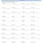 Simplify Fractions Worksheets And Printables For Eidsedumonitor Throughout Simplifying Fractions Worksheet