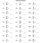 Simplifying Fractions Worksheet 5Th Grade The Best Worksheets Image With Regard To Simplifying Fractions Worksheet With Answers