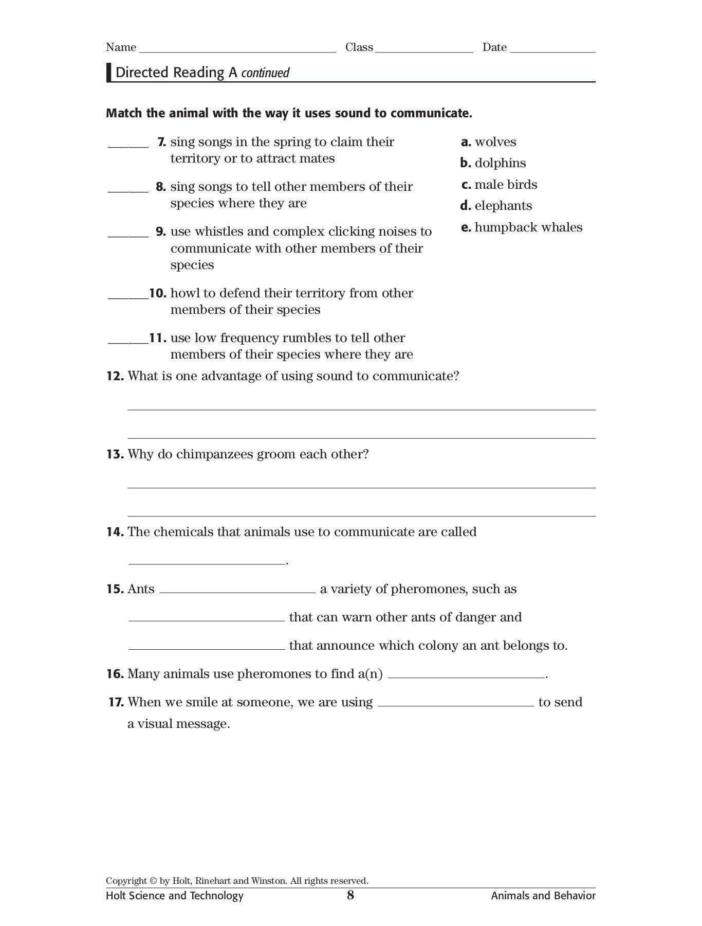 Skills Worksheet Directed Reading A  Pcmac Pages 1  3  Text Within Skills Worksheet Directed Reading
