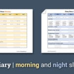 Sleep Diary Worksheet  Therapist Aid In Sleep Diary Worksheet