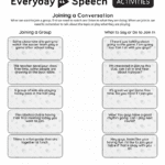 Social Skills Activities  Everyday Speech  Everyday Speech Along With Social Skills Worksheets