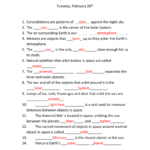 Solar System Study Guide Answer Key As Well As 7 1 Our Planet Of Life Worksheet Answer Key