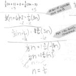 Solve For N Students Are Asked To Solve A Linear Equation In One Within Solving Equations With Variables On Both Sides With Fractions Worksheet