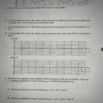 Solved Asic Worksheet B Simple Harmonic Oscillator Exami Within Harmonic Motion Worksheet Answers