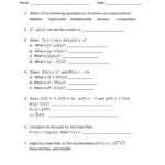Solved Calculus L Reading Worksheetsection 34 Name Date Along With Function Operations And Composition Worksheet