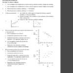 Solved Linear Regression Worksheet 11 The Linear Correlat Also Linear Regression Worksheet Answers