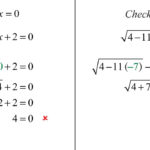 Solving Radical Equations For Solving Radical Equations Worksheet Answers