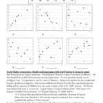 Sp 4 Linear Correlation And Pearson's Correlation Coefficient  Mathops For Linear Regression And Correlation Coefficient Worksheet