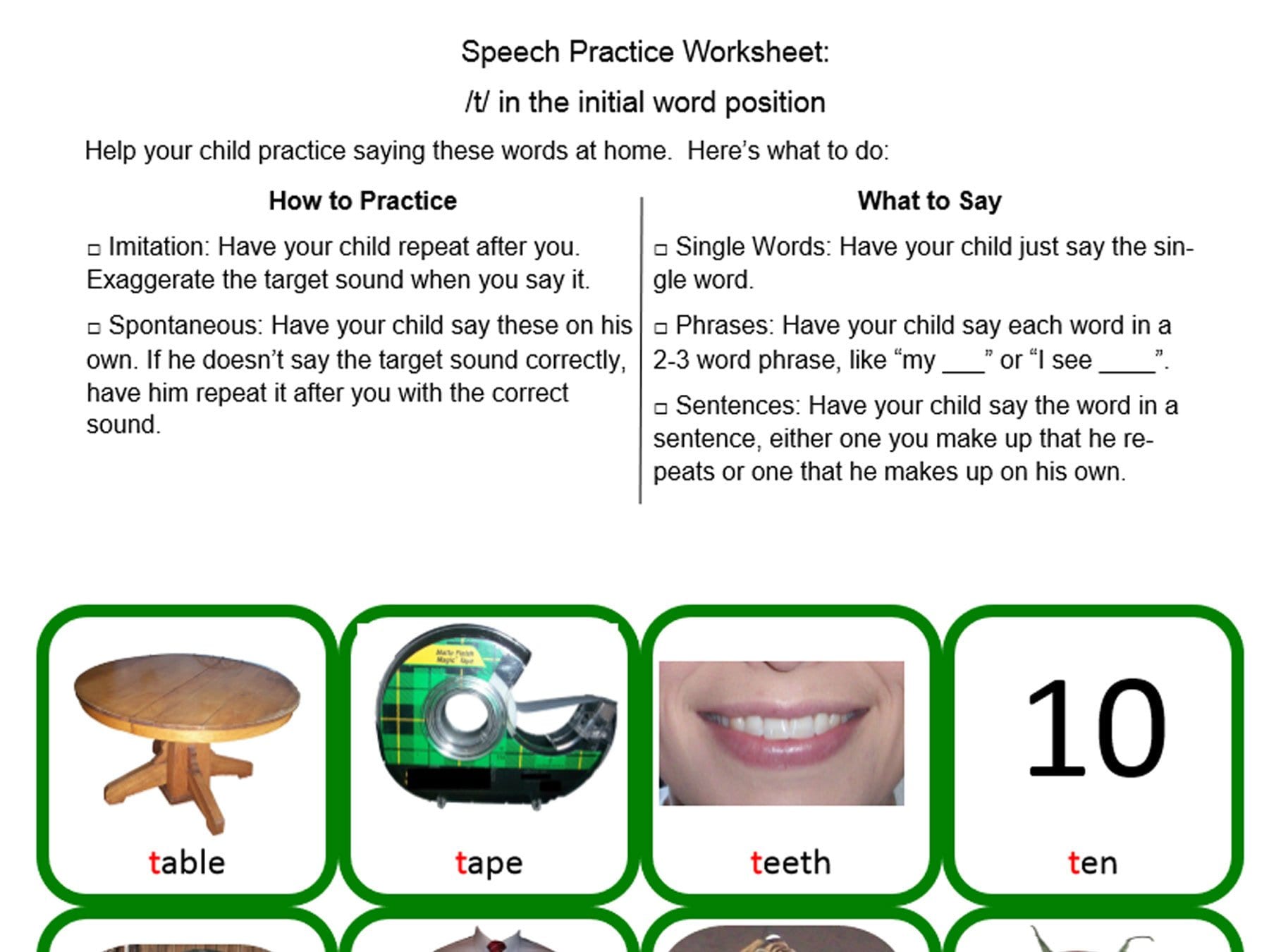 Speech And Language Therapy Guide Plus Allinone Articulation Also Speech Language Pathology Worksheets