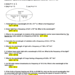 Speed Frequency  Wavelength With Speed Frequency Wavelength Worksheet