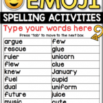 Spelling Word Worksheets  Editable For Any Word List  A Teachable Within Spelling Word Worksheets