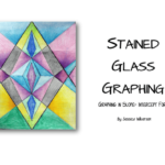 Stained Glass Graphing Regarding Stained Glass Blueprints Math Worksheet