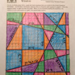 Stained Glass Math Activity  Linear Equations Project Along With Stained Glass Blueprints Math Worksheet