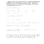 Statistics Linear Regression Worksheet Also Linear Regression Worksheet Answers
