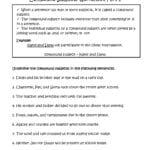 Subject And Predicate Worksheets  Compound Subject Worksheet Part 1 With Regard To Compound Subject And Compound Predicate Worksheets With Answers