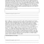 Summary And Main Idea Worksheet 1  Preview For Summary And Main Idea Worksheet 1