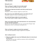 Super Size Me Also Super Size Me Film Worksheet Answers