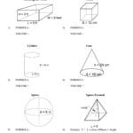 Surface Area Of Prisms And Cylinders Worksheet Answers  Briefencounters Also Surface Area Of Prisms And Cylinders Worksheet Answers