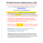 Tcf Bullet Points Info Updated January 1 2014 Pertaining To Tcf Heloc Worksheet