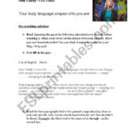Ted Talks  Amy Cuddy  Ted Talk Body Language And Personality Also Ted Talk Worksheet