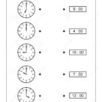 Telling Time Telling The Time Practice For Children Time Worksheets Or Learning To Tell Time Worksheets