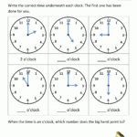 Telling Time Worksheets  O'clock And Half Past With Time Worksheets Grade 3