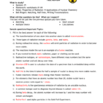 Test Review Answers For Half Life Calculations Worksheet Answers