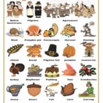 Thanksgiving Pictionary Worksheet  Free Esl Printable Worksheets Regarding Esl Thanksgiving Worksheets Adults