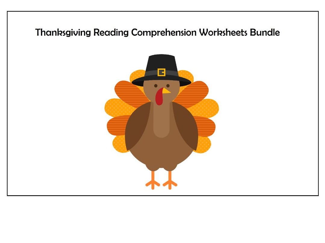 Thanksgiving Reading Comprehension Worksheets Bundle Save 40 Or Thanksgiving Reading Comprehension Worksheets