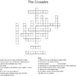The Crusades Crossword  Wordmint Pertaining To The Crusades Worksheet