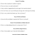 The Great Debaters Question Guide  Pdf Together With The Great Debaters Movie Worksheet Answers