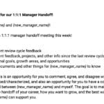 The “Manager Handoff” Worksheet  Making Meetup  Medium Or Hand Off Communication Worksheet