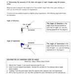 The Primary Trigonometric Ratios – Word Problems The Angle Of Intended For Trig Word Problems Worksheet Answers