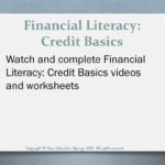 The Purpose And Importance Of Credit  Ppt Download Together With Financial Literacy Credit Basics Worksheet