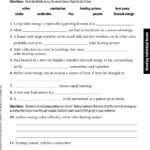 Thermal Energy Chapter Resources Includes Glencoe Science And Energy Note Taking Worksheet Answers