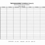 Time Management Worksheet Printable Worksheets For College Students Regarding Time Management Worksheets For Highschool Students
