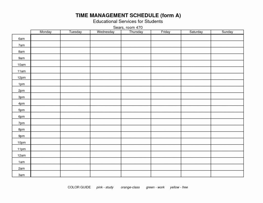 Time Management Worksheet Printable Worksheets For College Students Regarding Time Management Worksheets For Highschool Students