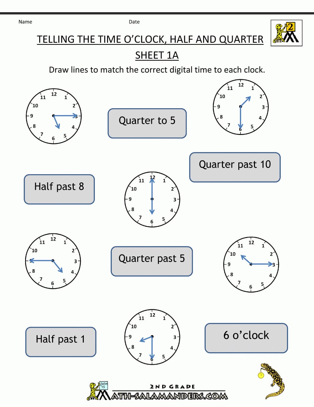 Time Worksheet O'clock Quarter And Half Past Together With Learning To Tell Time Worksheets