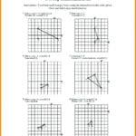 Translations And Rotations Math Translation Rotation Reflection Along With Reflections Practice Worksheet