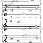 Treble Clef Note Naming Worksheets For Fall6  Anastasiya Multimedia With Treble Clef Worksheets
