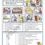 Troublesome Verbs  Esl Worksheetmissola With Regard To Troublesome Verbs Worksheets With Answers
