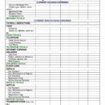 Truck Driver Profit And Loss Statement Template For 20 Awesome Truck And Truck Driver Expenses Worksheet