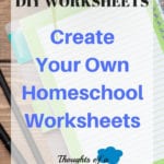 Two Resources For Creating Homeschool Worksheets Within At Home School Worksheets