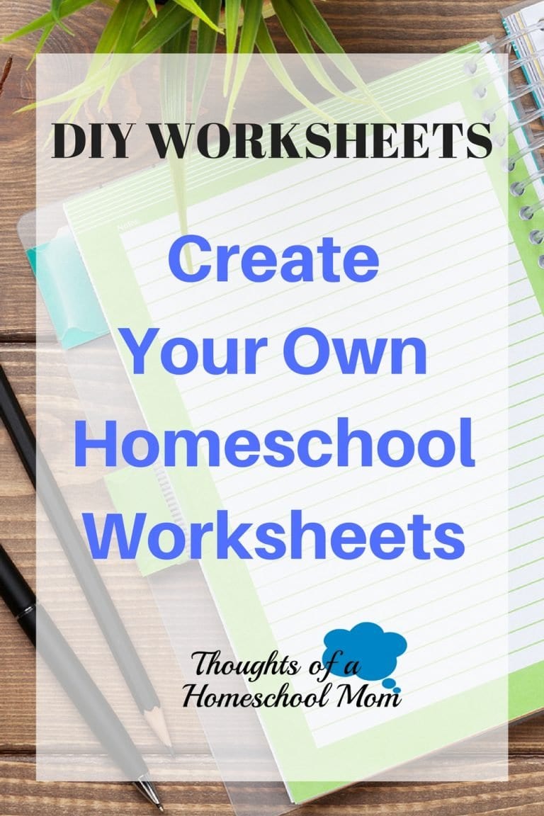 Two Resources For Creating Homeschool Worksheets Within At Home School Worksheets