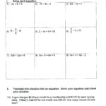 Two Step Equation Worksheet Math – Upskillclub Within Two Step Equations Worksheet Pdf