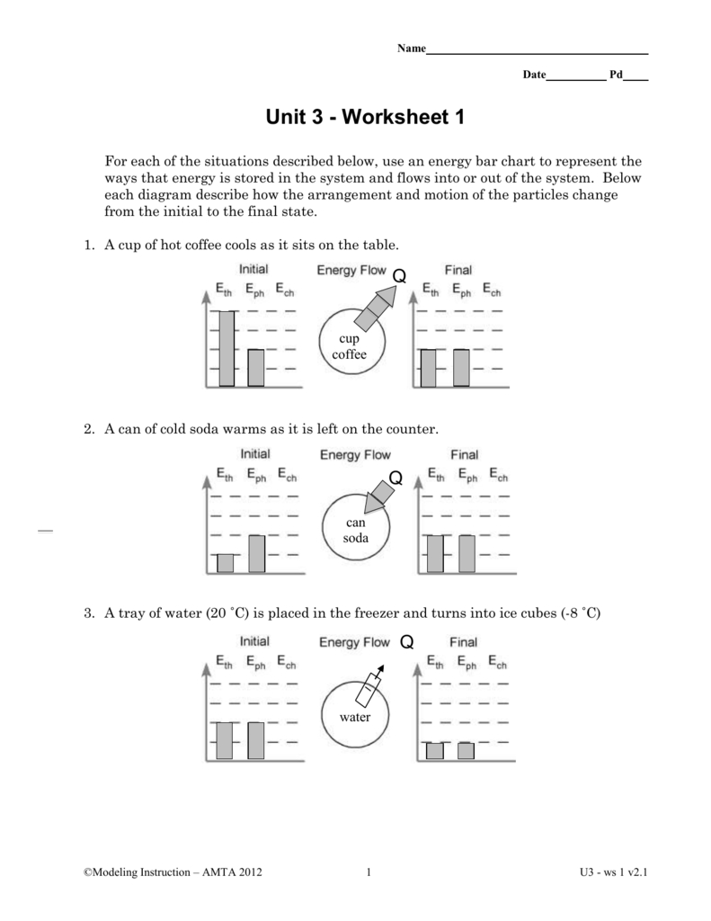 Unit 3  Worksheet 1 In Unit 2 Worksheet 1 Chemistry Answers