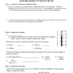 Using Measurements Worksheet Within Accuracy And Precision Worksheet Answers