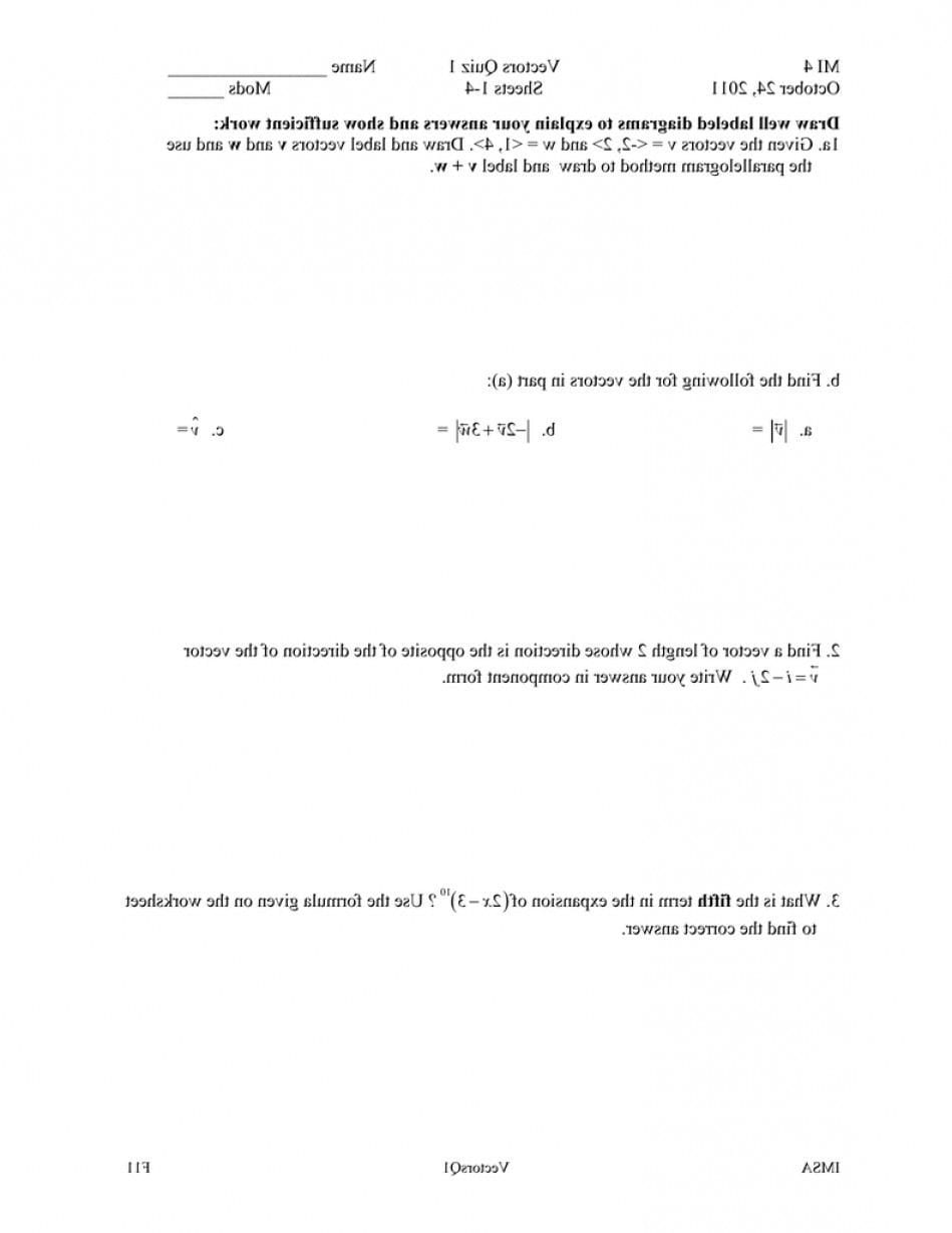 Vectors And Projectiles Worksheet Answers  Briefencounters For Vectors And Projectiles Worksheet Answers