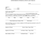 Vehicle Export Power Of Attorney  Fill Online Printable Fillable In U S Customs Vehicle Export Worksheet