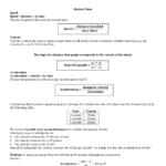 Velocity And Acceleration Worksheet Answer Key  Briefencounters Regarding Speed And Velocity Practice Problems Worksheet Answers